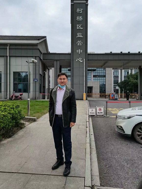 王平聚律師承辦高院二審的某故意殺人案來到浙江
