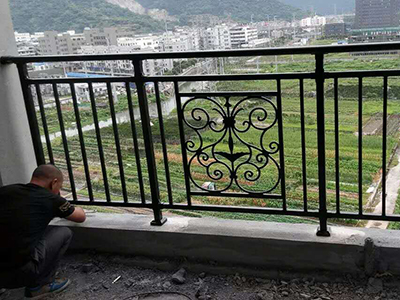 室內鐵藝護欄安裝工程案例圖片2